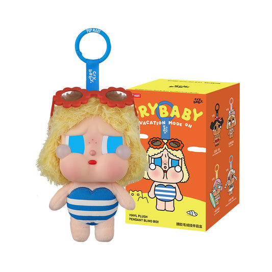 CRYBABY Vacation Mode On Series-Vinyl Plush Pendant Blind Box