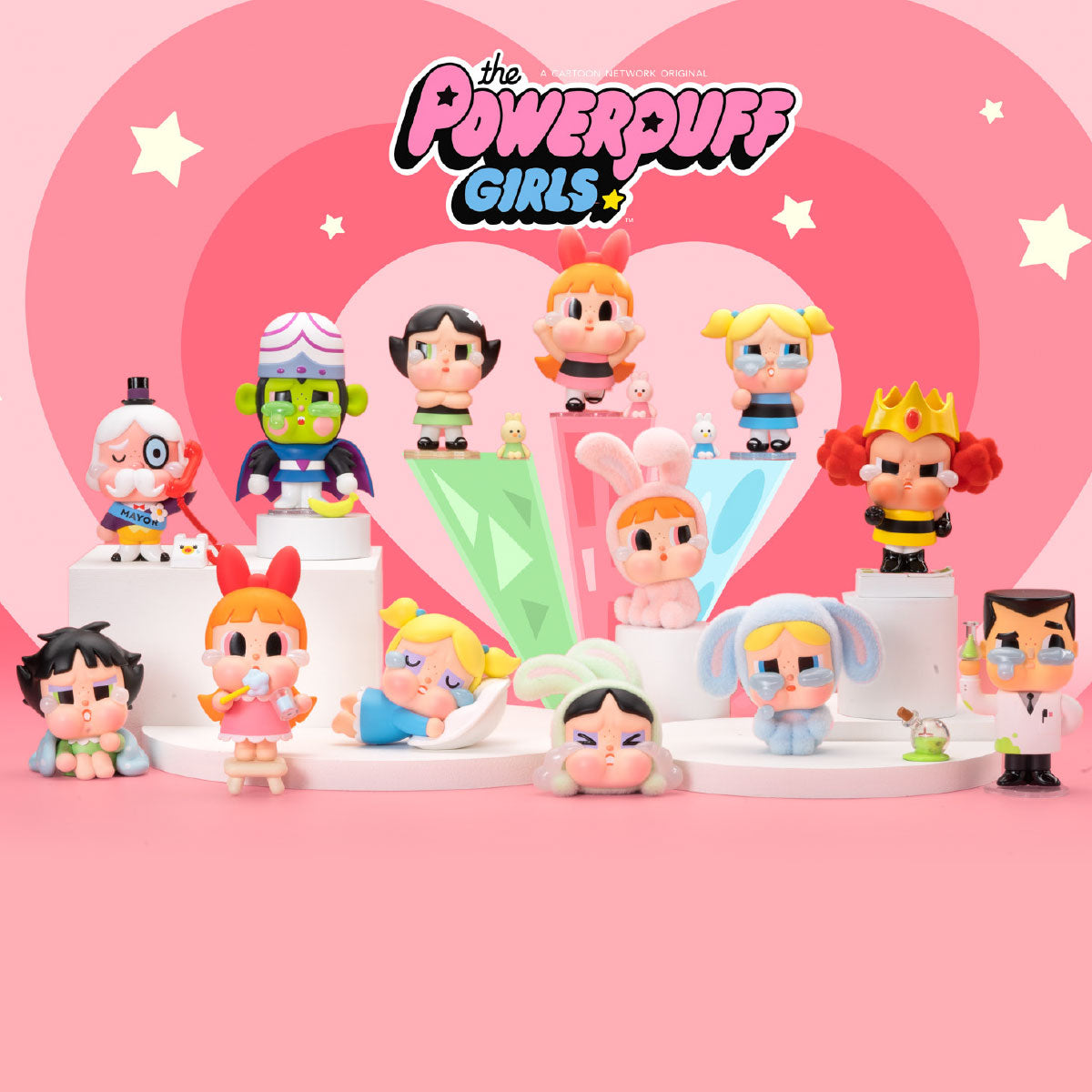 CRYBABY × Powerpuff Girls Series Figures (pre-order 1-2 weeks arrive)