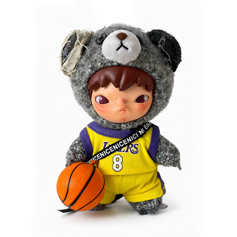 Hirono Outfit - Yellow Jersey with a basketball