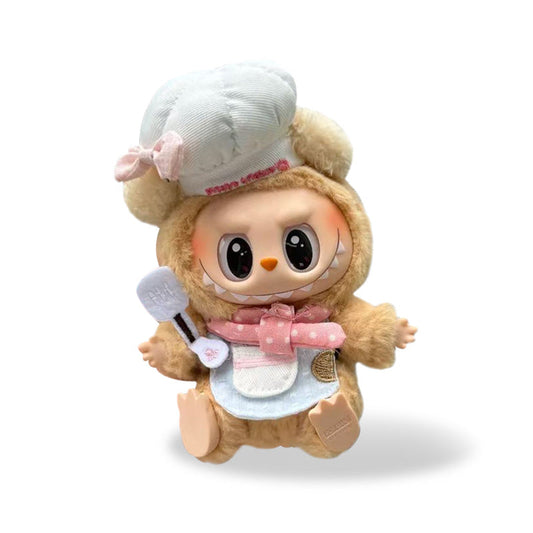 Labubu Outfit - A chef hat, apron, and spatula set