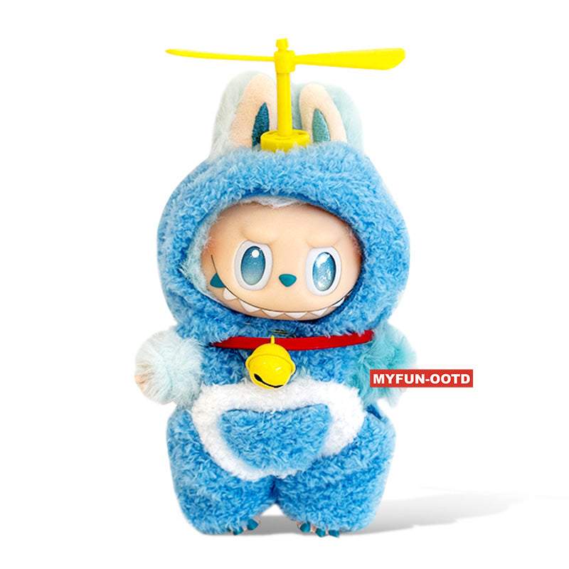 Labubu Fashion Outfit - Doraemon Set
