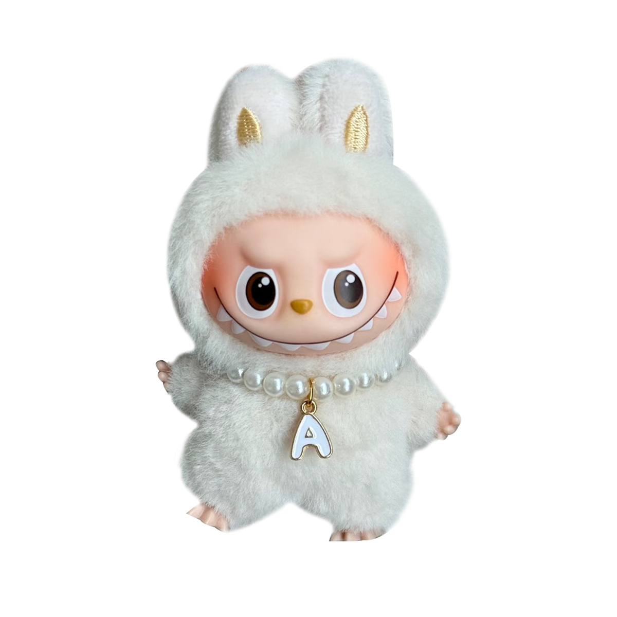 Labubu Pin for Love letter necklace – MYFUNITY Labubu Pin for Love letter necklace – MYFUNITY
