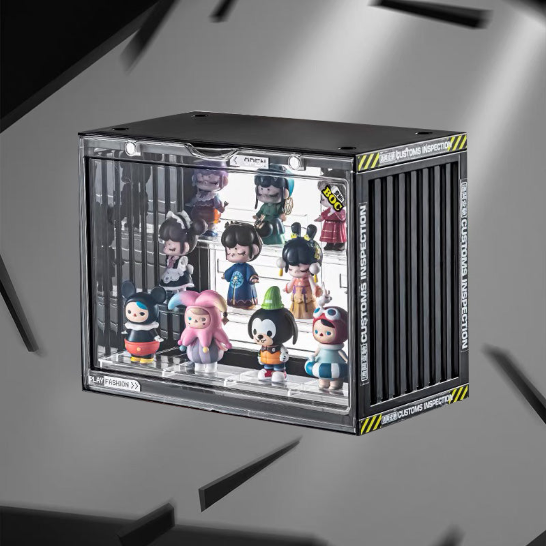 Three-Level Collectibles Display Box - Black