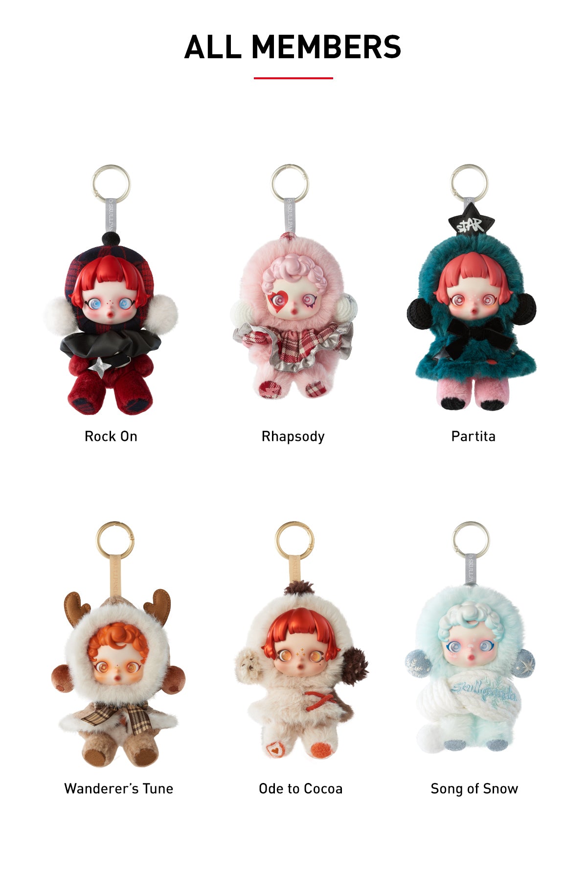 SKULLPANDA Winter Symphony Series Plush Blind Box
