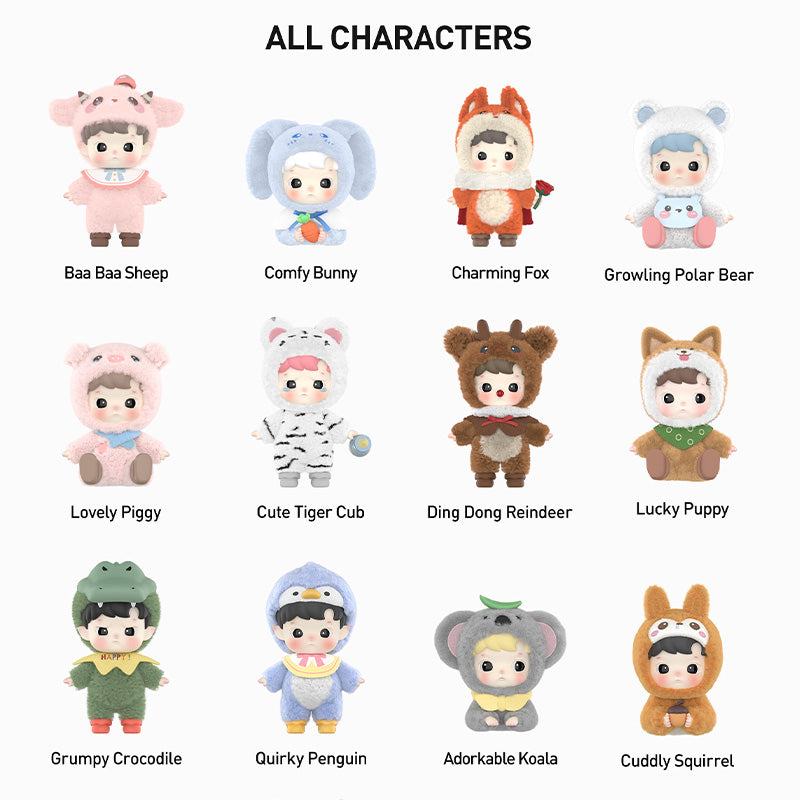POP MART HACIPUPU Snuggle With You Series Figures Blind Box