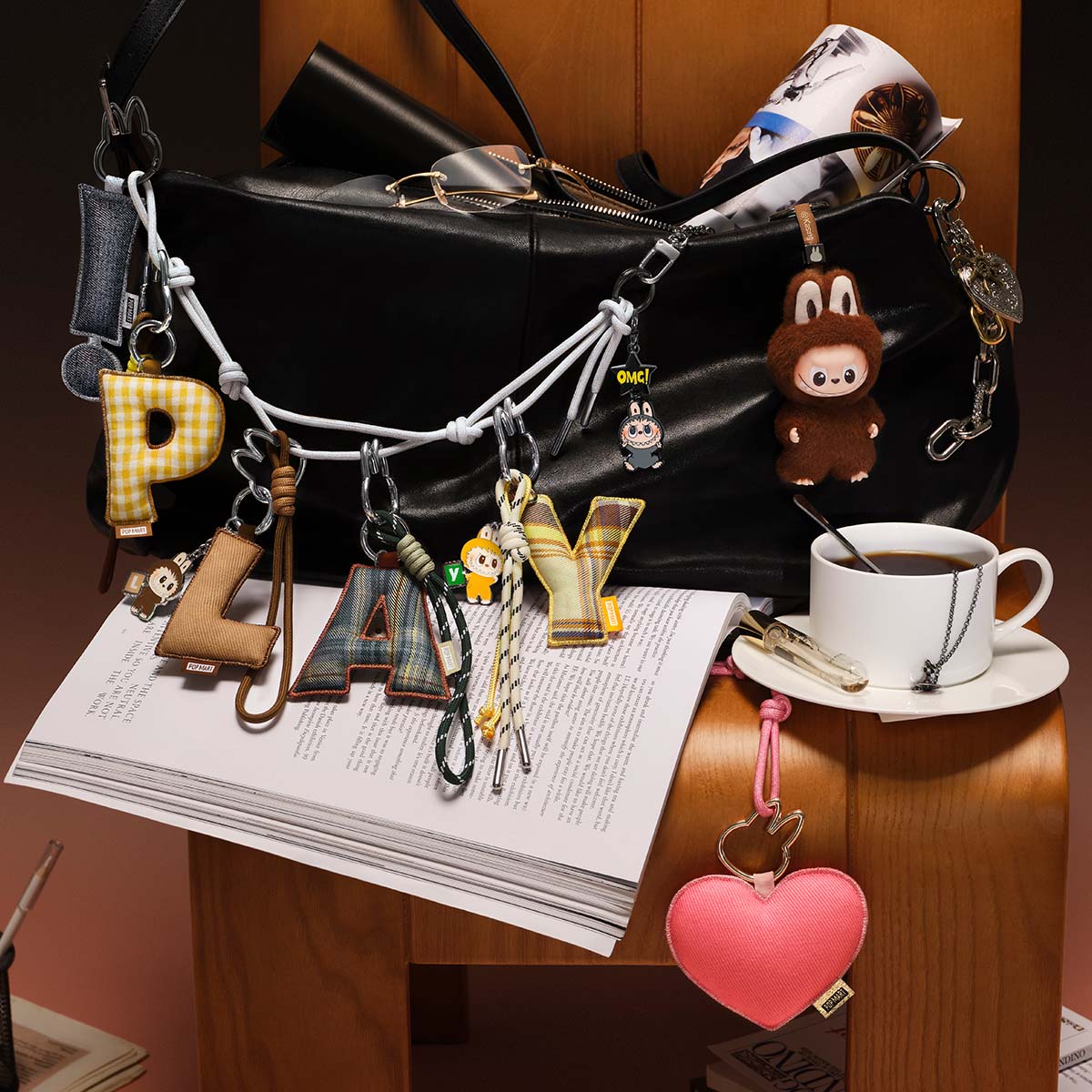 POPMART Labubu Pin for Love Series- Letter Pendant Blind Box (N-Z) PRE-ORDER 1-2 Weeks Arrive