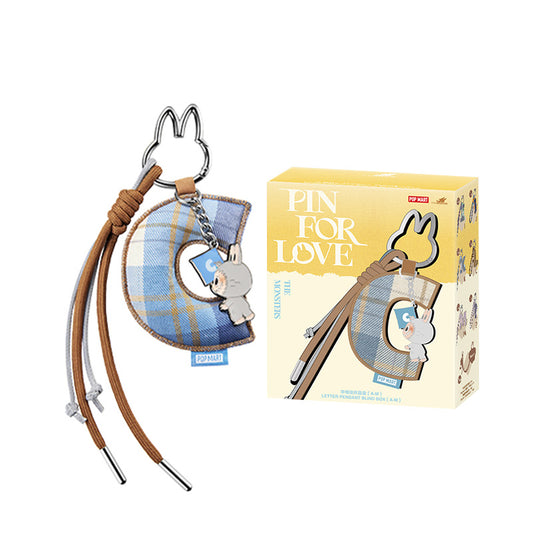 POPMART Labubu Pin for Love Series- Letter Pendant Blind Box (A-M)