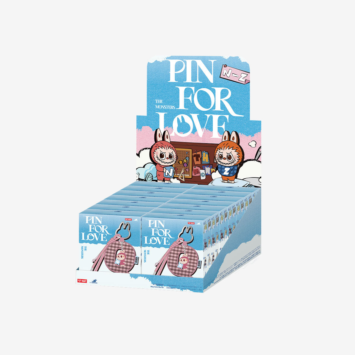 POPMART Labubu Pin for Love Series- Letter Pendant Blind Box (N-Z) PRE-ORDER 1-2 Weeks Arrive