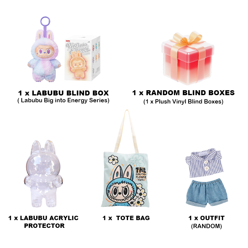 THE MONSTERS Big into Energy Lucky Bag 100% Authentic