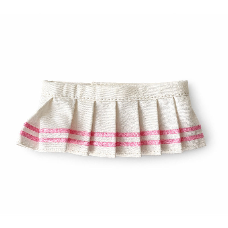 Labubu Outfit - Pink & White Tennis Skirt