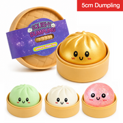 The Viral Dumpling Squishy Stress Relief Toy with Box Blind Box (5cm)