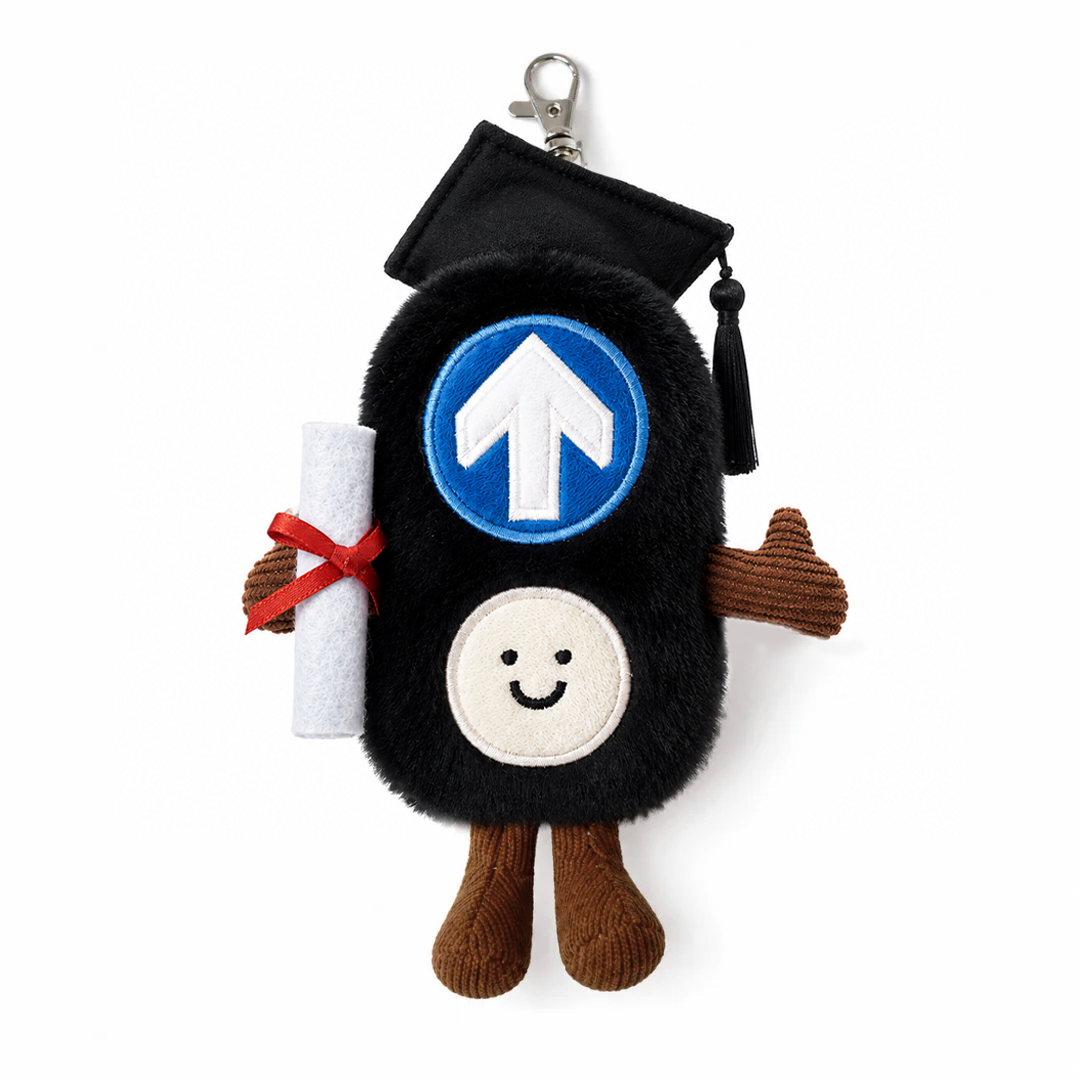 AU Crossing Button Plush Keychain - MYFUNITY Original Design