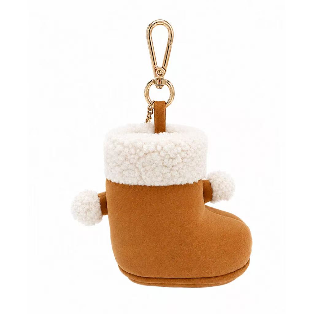 AU Snow Boot Coin Lipstick Pouch Keychain