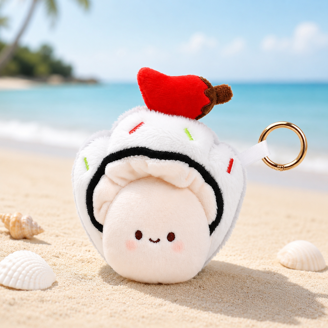 Aussie Oyster Plush Pen Keychain – Australian Souvenir