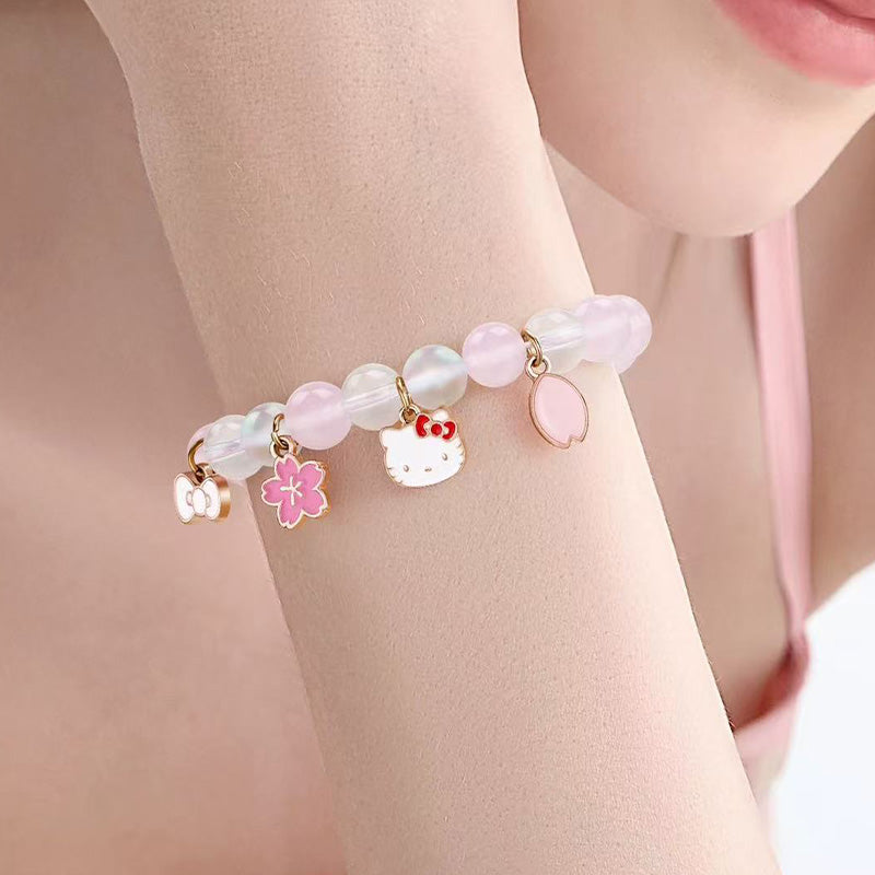 Authentic Hello Kitty Pink Crystal Bracelet