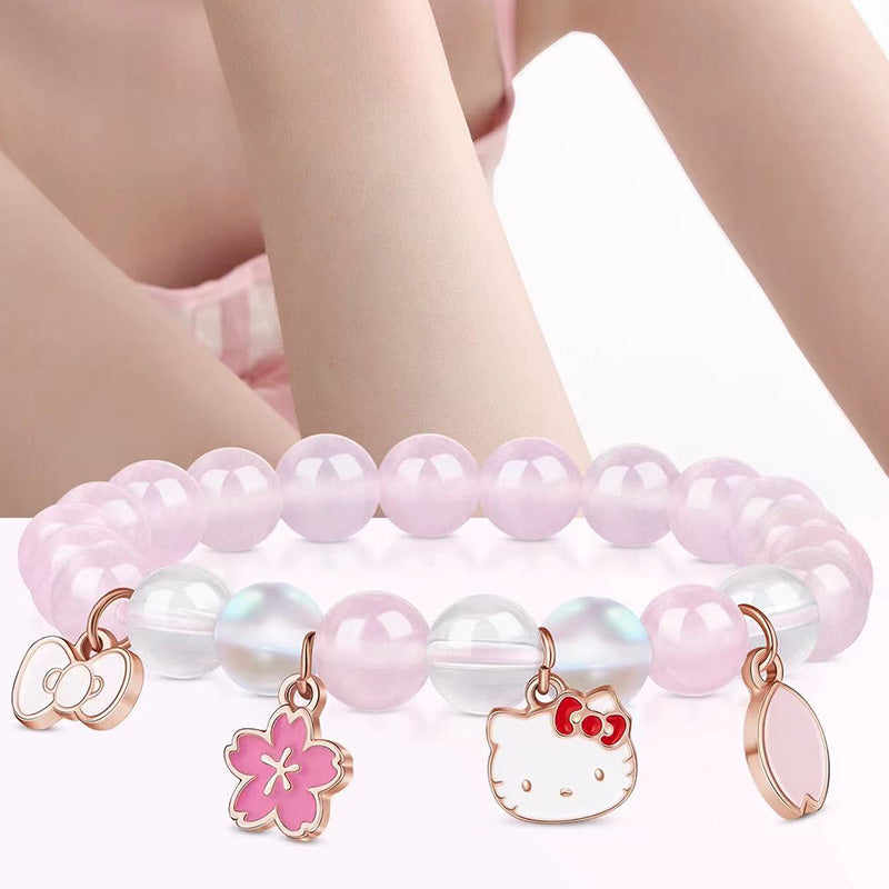 Authentic Hello Kitty Pink Crystal Bracelet