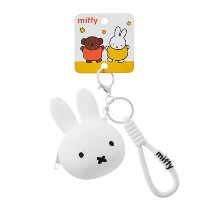 Authentic Miffy Silicone Coin Purse & Earphone Case Mini Storage Bag