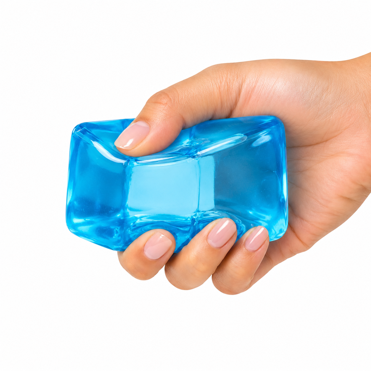 Blue Cube Stress Relief Squishy