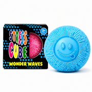 Blue Smiley Puffer Ball Sensory Stress Toy