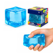 Blue Crystal Cube Squishy Toy Stress Relief Sensory Toy | AU Stock