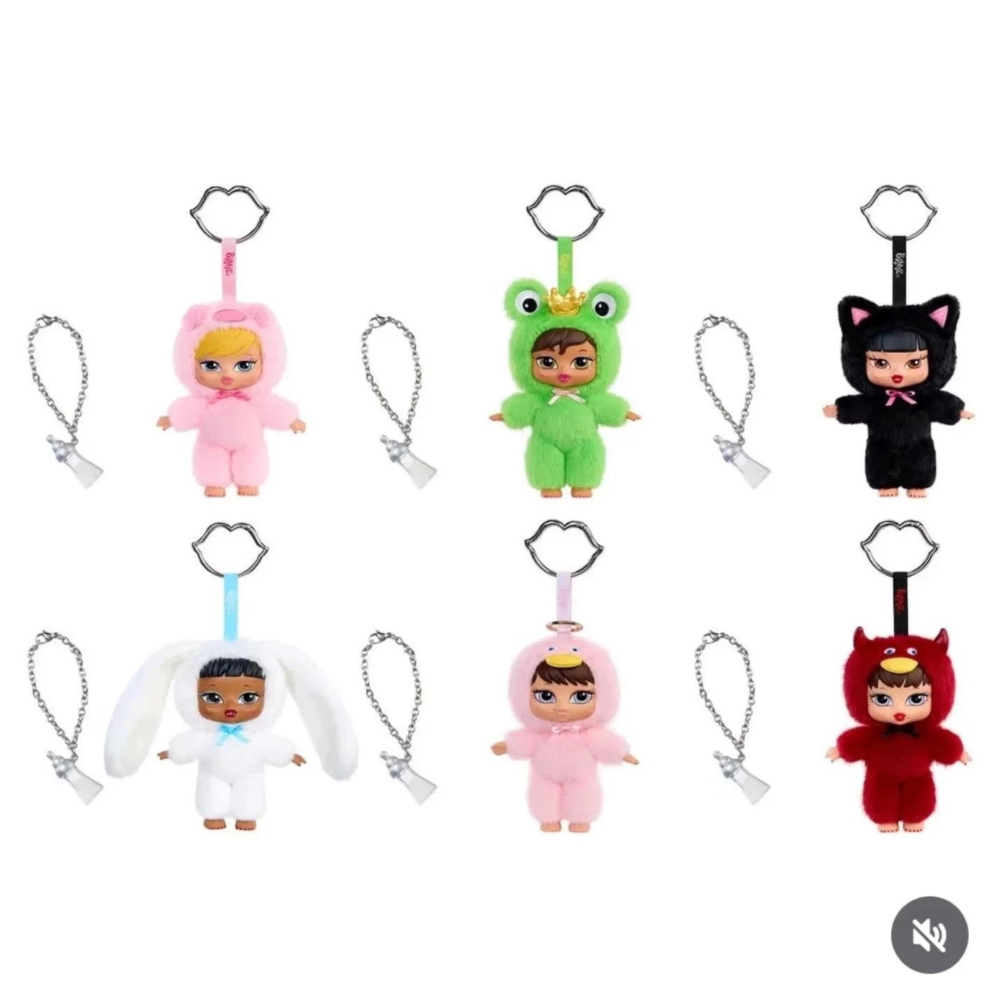 Bratz Bratziez Iconz Series Plush Keychain Blind Box