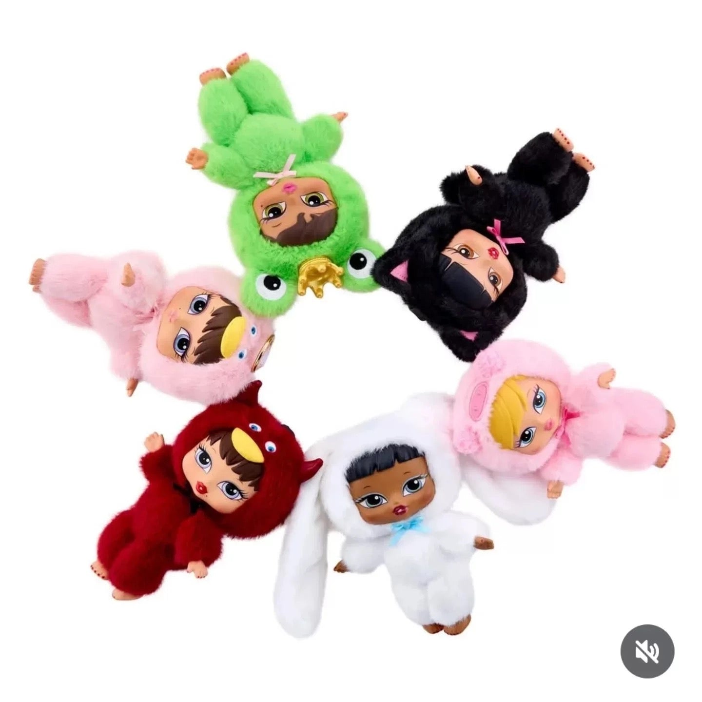 Bratz Bratziez Iconz Series Plush Keychain Blind Box