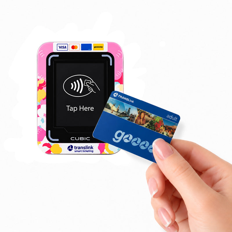 Brisbane go card Tap-On Fridge Pink Magnet with Light | Australian Souvenir