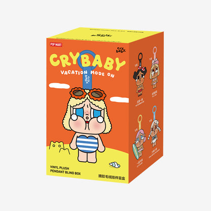 CRYBABY Vacation Mode On Series-Vinyl Plush Pendant Blind Box