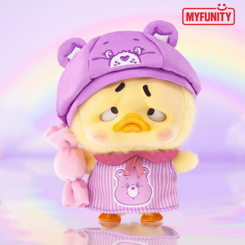 Care Bears x UpsetDuck Be Rainbow Duck Plush Keychain Blind box