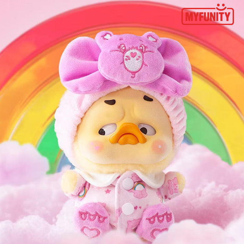 Care Bears x UpsetDuck Be Rainbow Duck Plush Keychain Blind box