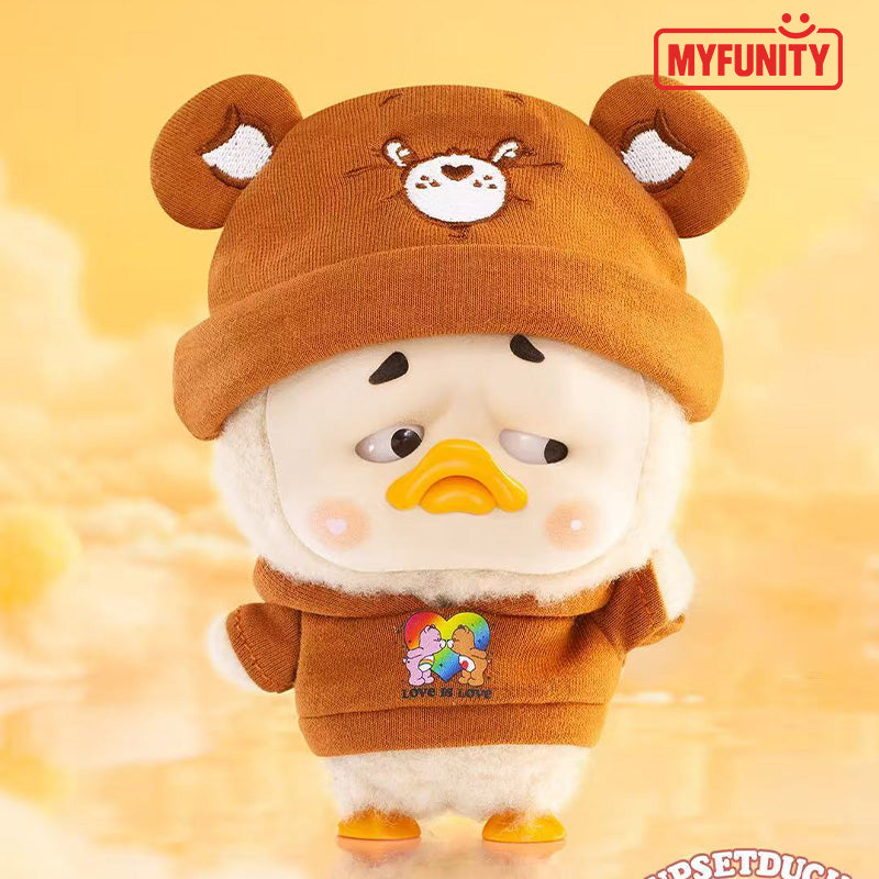 Care Bears x UpsetDuck Be Rainbow Duck Plush Keychain Blind box