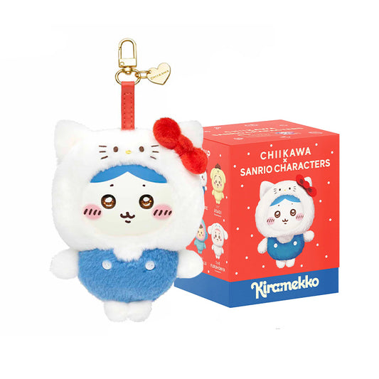 Chiikawa x Sanrio Characters Vinyl Plush Keychains