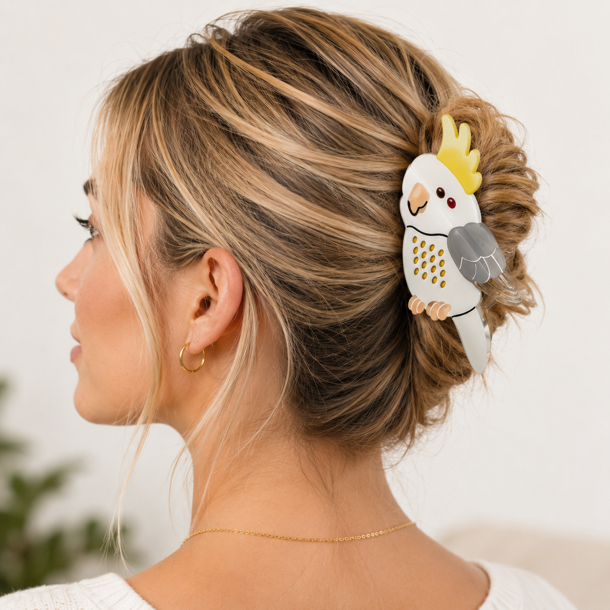 Cockatoo Hair Claw Clip | Cute Australian Souvenir Gift