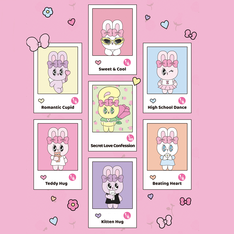 Esther Bunny Sweet Date Plush Keychain Blind Box Series （pre-order 1-2 weeks arrive)