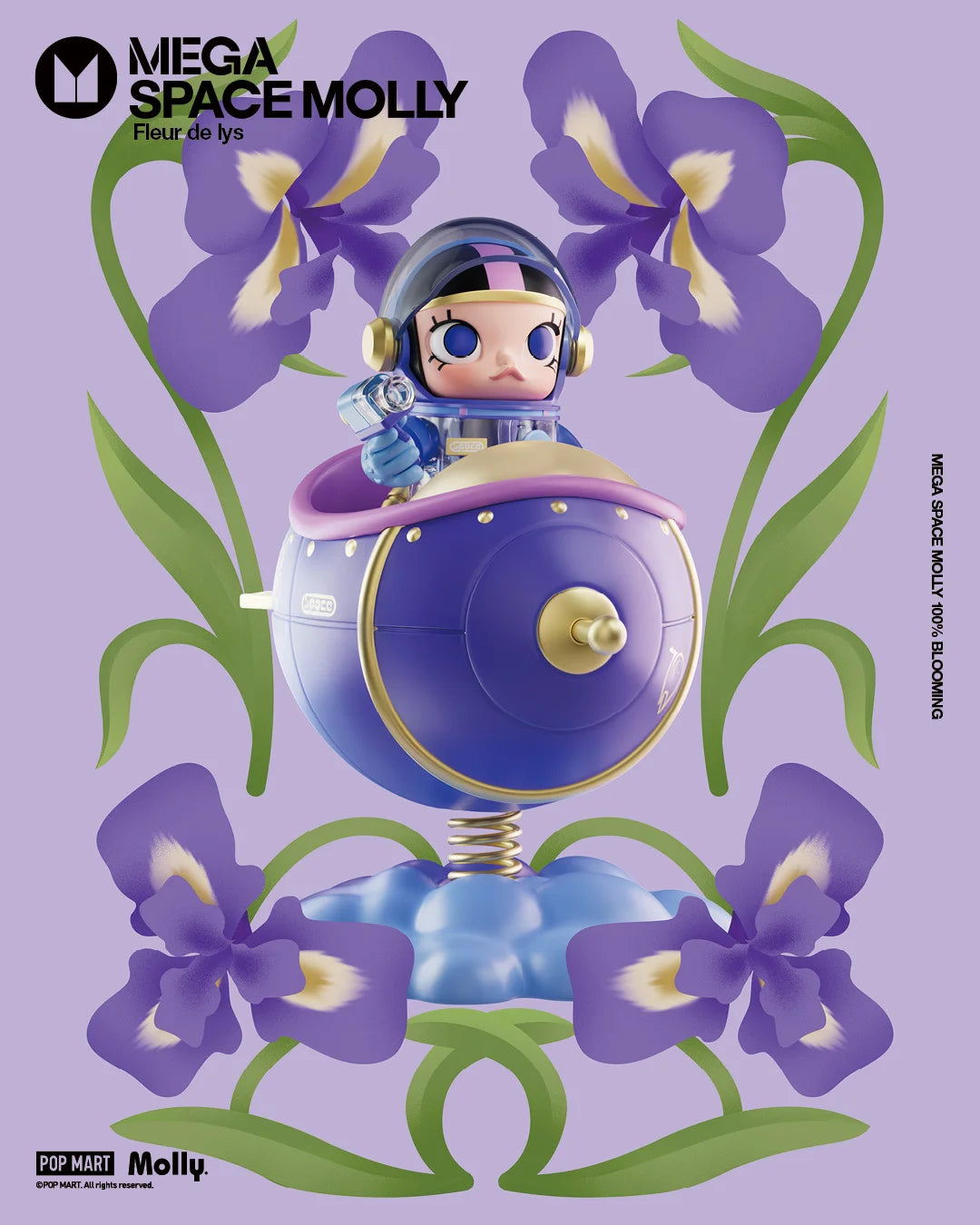 MEGA SPACE MOLLY BLOOMING SERIES 100%