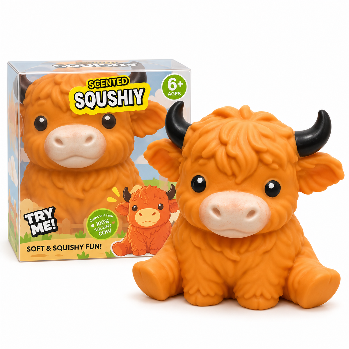 Giant Squishy Cow AU STOCK