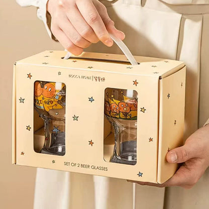 Twinkle Twinkle Glass Cup 100% Authentic Gift Packaging (2pcs)