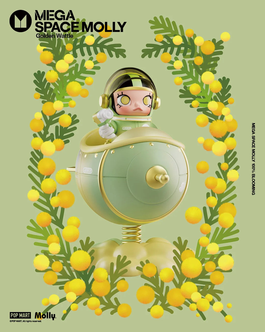 MEGA SPACE MOLLY BLOOMING SERIES 100%