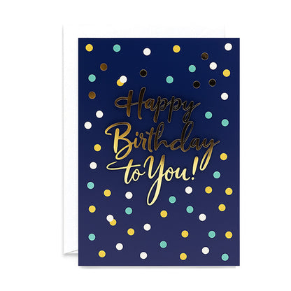 3D Happy Birthday to you Greeting Card