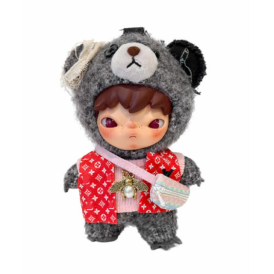 Hirono Outfit - Red Jacket + Pink Top + Pink Bag