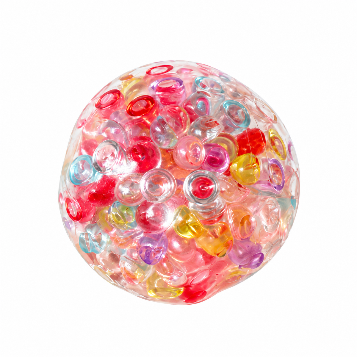Colourful Bead Crunchy Squishy – Handmade