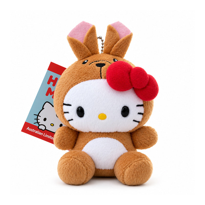 Hello Kitty × Australia Limited Edition – Kangaroo Plush Keychain