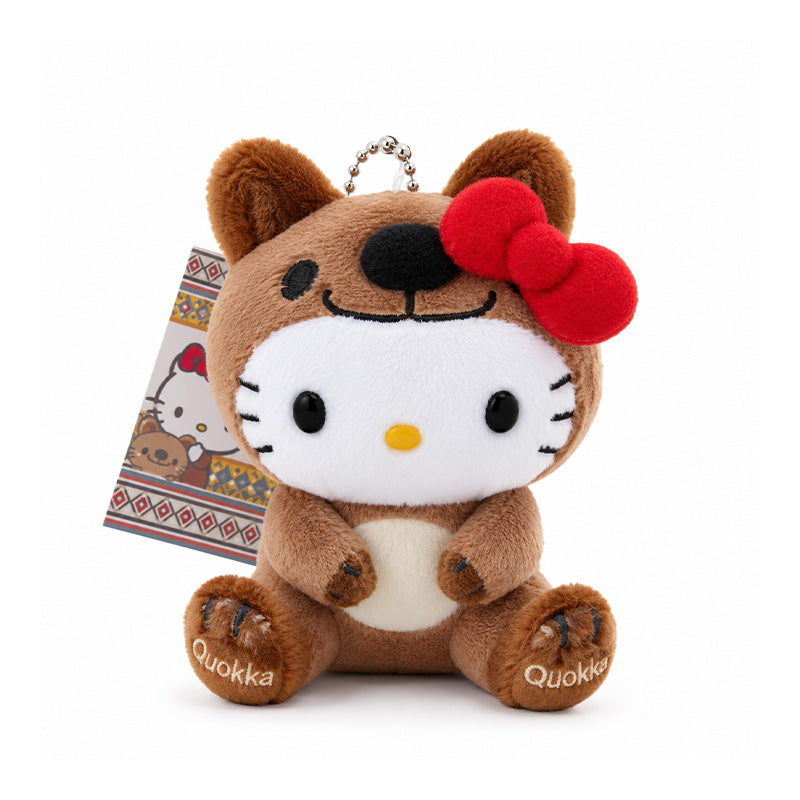 Hello Kitty × Australia Limited Edition – Quokka Plush Keychain
