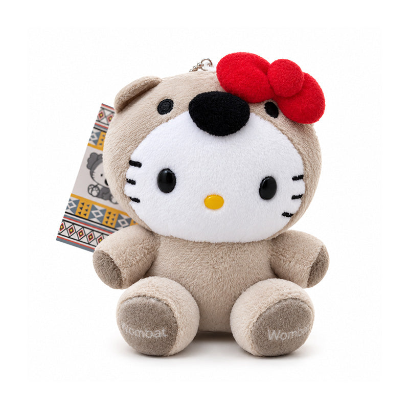 Hello Kitty × Australia Limited Edition – Wombat Plush Keychain