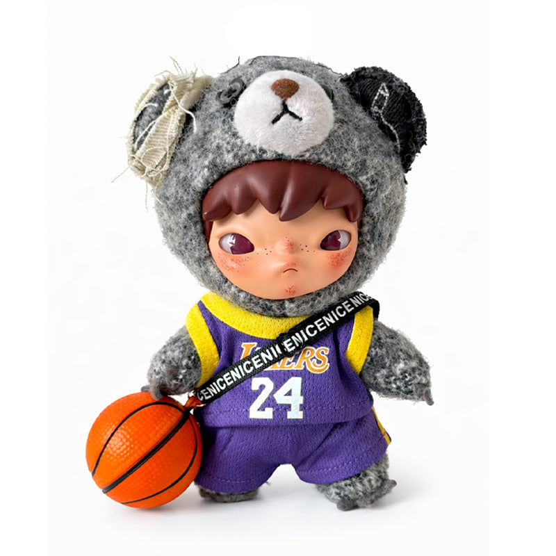 Hirono Outfit - Yellow Jersey with a basketball