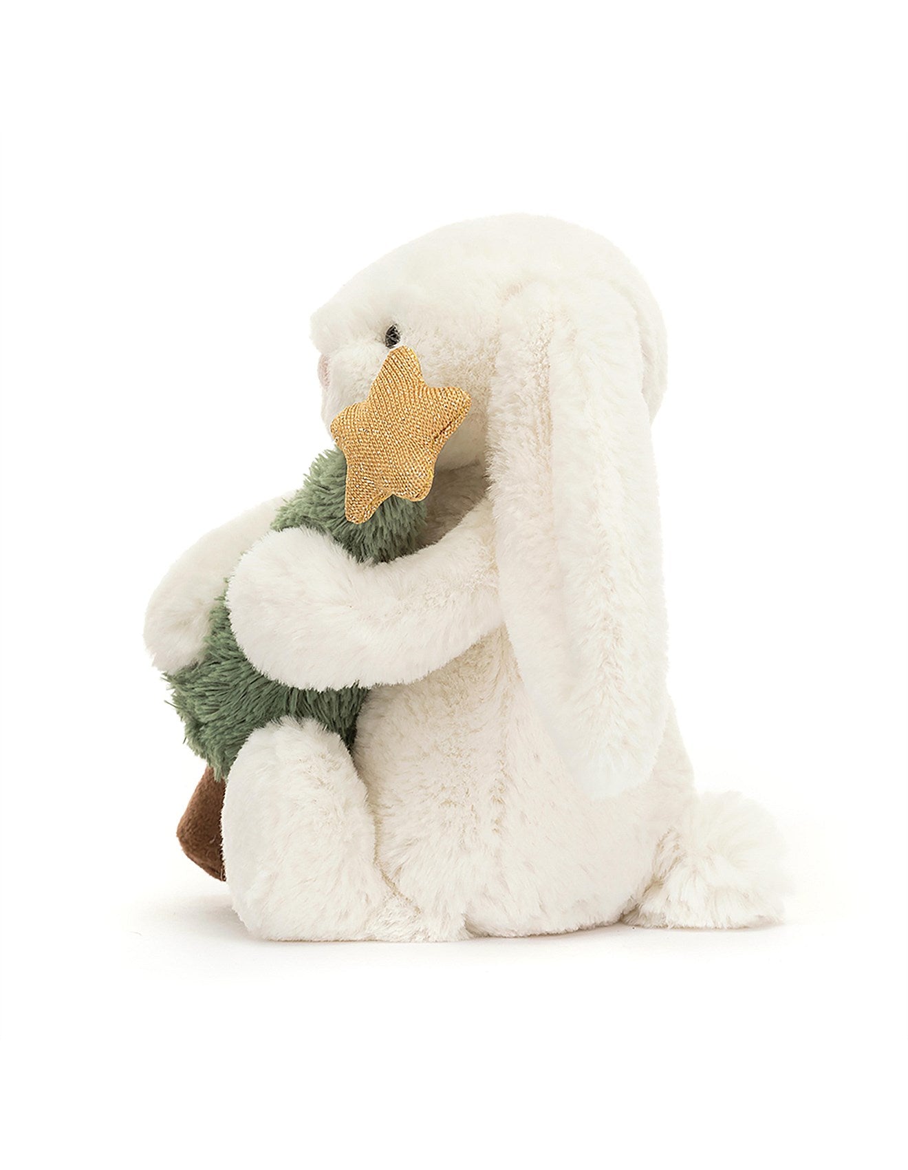 Jellycat Bashful Bunny with Christmas Tree 18CM