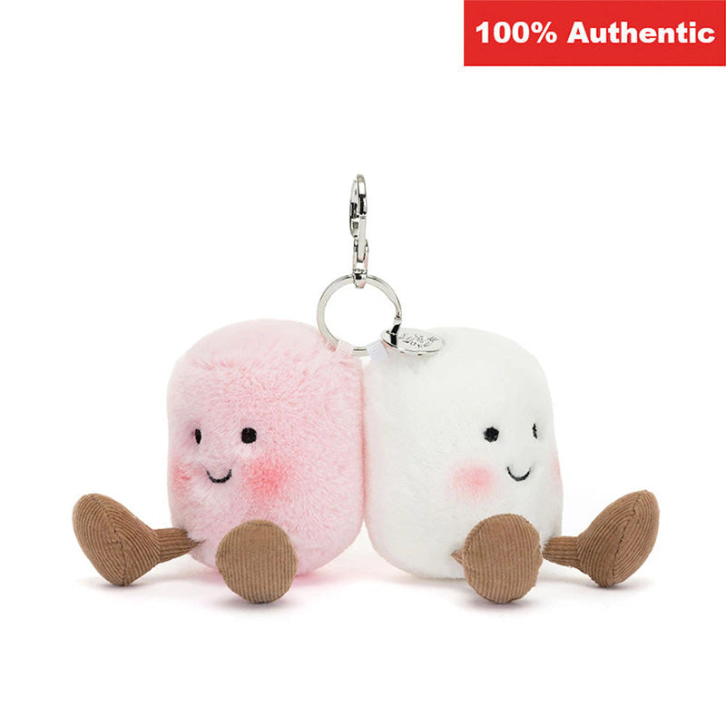 Jellycat Amuseables Pair of Marshmallows Bag Charm