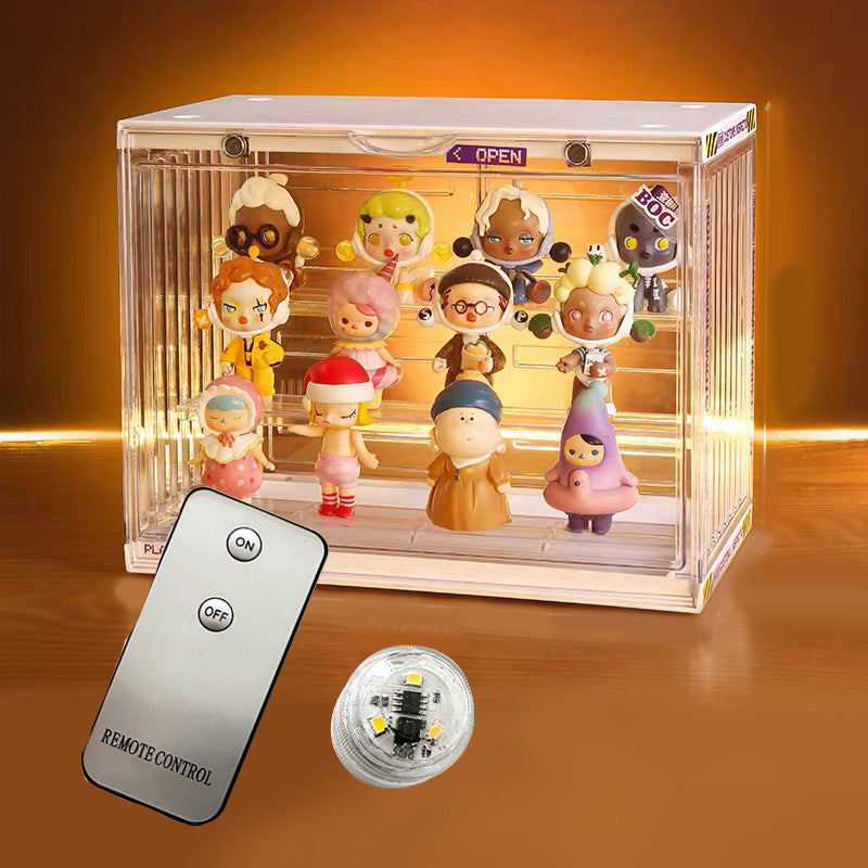 Remote Control Display Box LED Display Box with Remote Control Australia | 3-Tier Lighted Case ...
