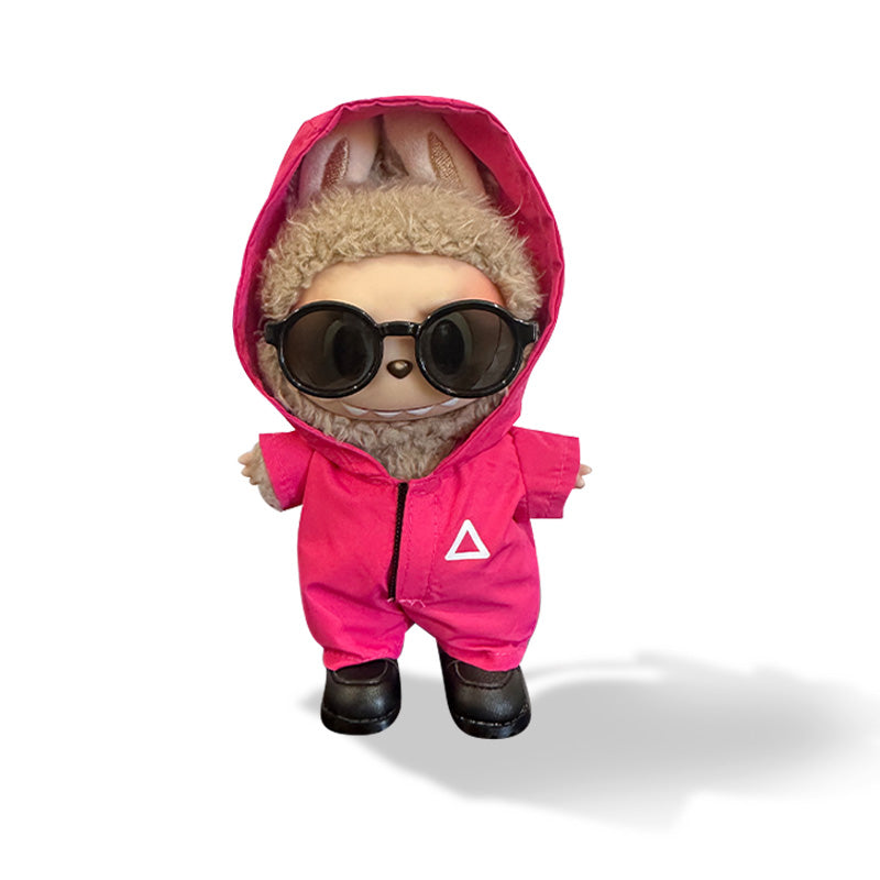 Labubu Outfit- Red Outfit + Sunglasses + Shoes