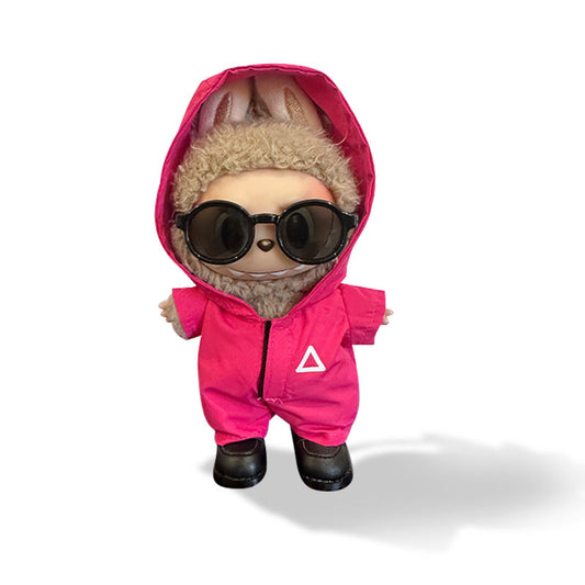 Labubu Outfit- Red Outfit + Sunglasses + Shoes